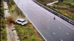 Tyre Burst, Then Over 100-Metre Skid: BJP MLA Has Narrow Escape On UP Highway
