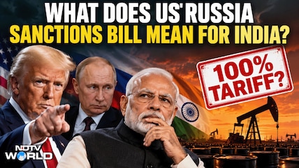 US Russia Sanctions Bill | Russia Sanctions Reach Trump's Desk. Will India Get 100% Tariff Rate?