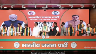 8 UDP MLAs Join BJP, Making It 2nd Largest Political Party In Meghalaya