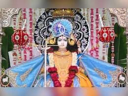 मां त्रिपुर सुंदरी का ऐसा अद्भुत रूप पहले नहीं देखा होगा! जन्माष्टमी पर कृष्ण स्वरूप ने मोहा मन