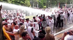 Water Cannons Used, Gaurav Gogoi Detained As Congress Holds Protests Against Gyanesh Kumar