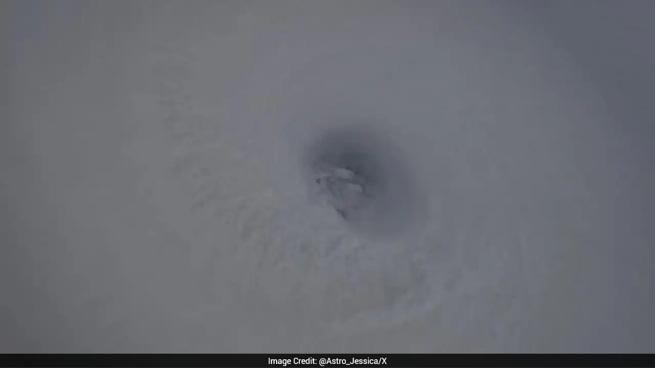 Astronaut Shares Close-Up View Of Hurricane Polo's Eye From Space