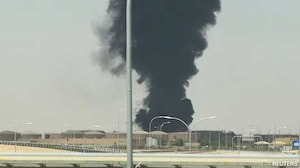 Black Smoke Near Riyadh Airport After Saudi Air Raid Alert Amid Houthi Tensions