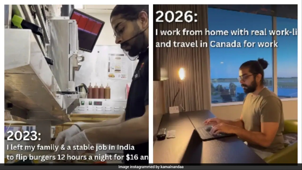 He Quit Stable Job In India For Canada, Worked 12-Hour Shifts Flipping Burgers. How His Life Changed In 3 Years