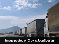 Hundreds Of Trucks Block Turkey-Iran Border After US Blockade