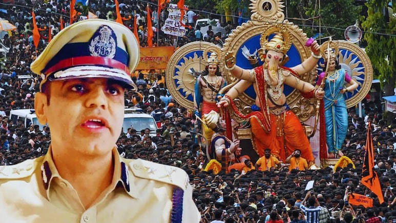 बंद पूल, लाखोंची गर्दी अन् शून्य वाहतूक कोंडी; गणपती विसर्जनासाठी 'हा' होता 'सत्यनारायण' यांचा मास्टर प्लान