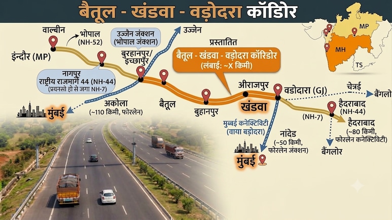 बैतूल, नागपुर, वडोदरा तक सुपरफास्ट कनेक्टिविटी, खंडवा से मुंबई 8 घंटे में, ये एक्सप्रेसवे बदलेगा MP की तस्वीर