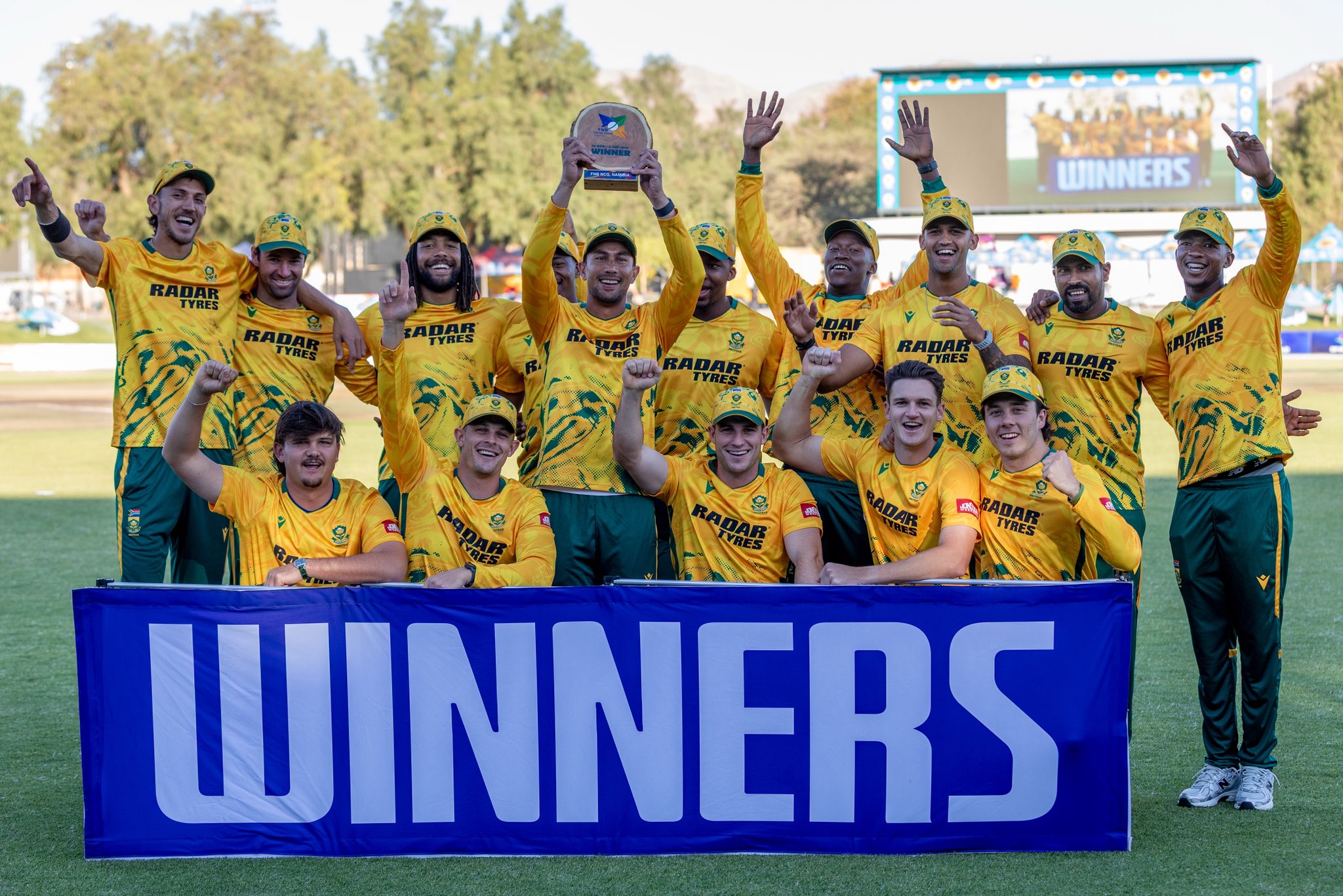 South Africa beat Zimbabwe by 48 runs to win T20I tri-series title