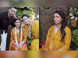 Viral: Samantha Shares Baby Shower Pics With Raj Nidimoru At Sadhguru's Isha Foundation