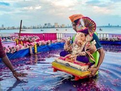 Over 12,600 Idols Immersed Till 9 Pm In Mumbai On 5th Day Of Ganesh Festival