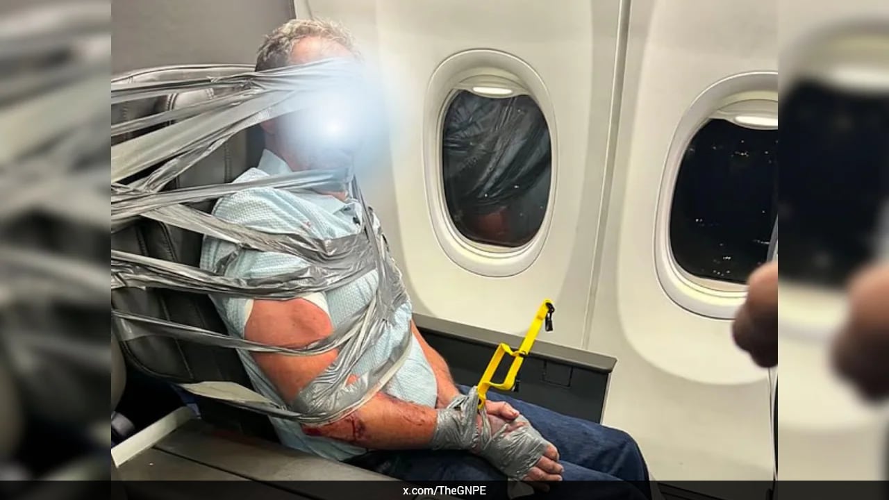 Disruptive Passenger Duct-Taped On US Flight After Racist, Abusive Outburst