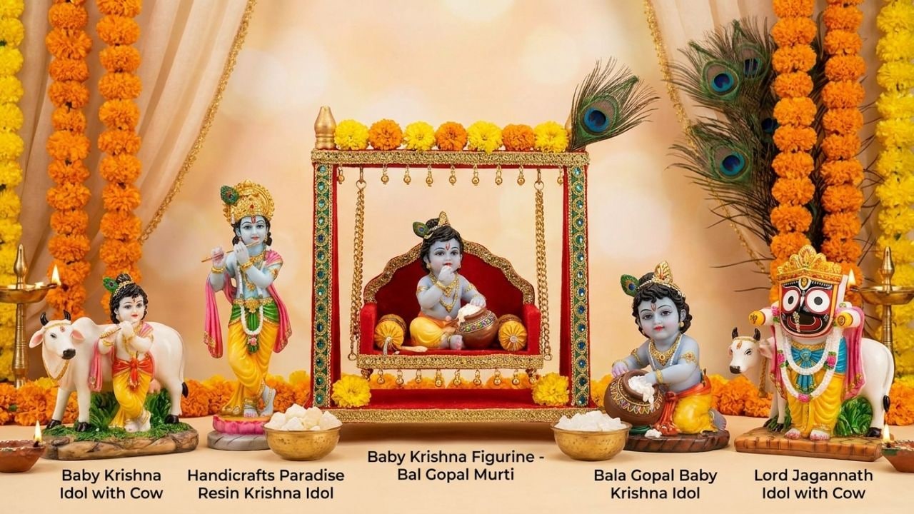 Janmashtami 2026: बाल गोपाल से लेकर जगन्नाथ तक, Amazon पर मिल रही हैं कृष्ण जी की ये खूबसूरत प्रतिमाएं