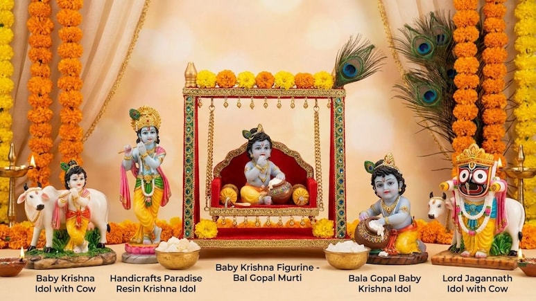 Janmashtami 2026: बाल गोपाल से लेकर जगन्नाथ तक, Amazon पर मिल रही हैं कृष्ण जी की ये खूबसूरत प्रतिमाएं