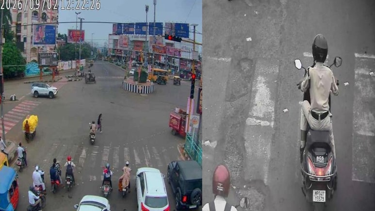 भोपाल में नर्स की चुराई स्कूटी पर फर्राटा भर रही 'खाकी', ई-चालान का मैसेज आया तो खुली पोल