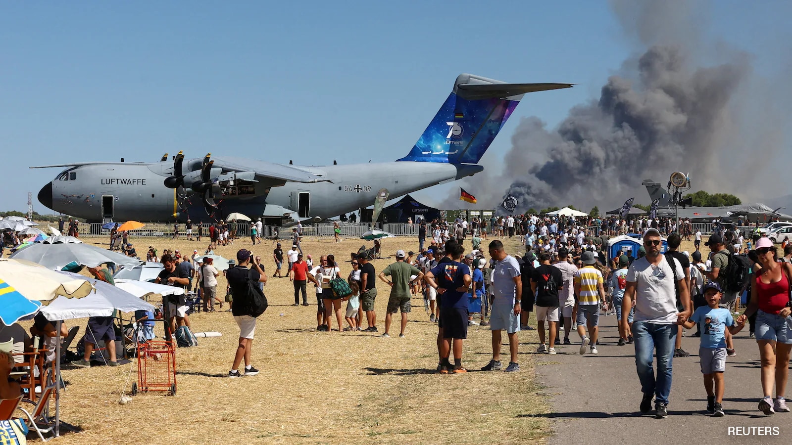 Greek Air Force F-4 Phantom Jet Crashes at Athens Air Show, Killing Two Pilots