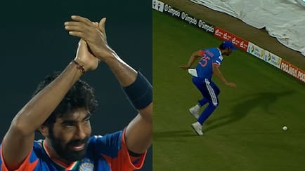 Watch: Bumrah Left Clapping After Shivam Dube's Costly Misfield In 2nd T20I
