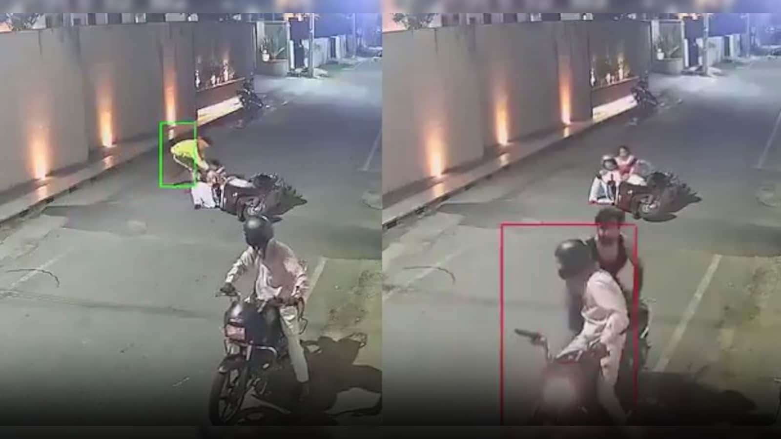 CCTV Captures Ajmer Chain-Snatching Attempt Foiled By Bystanders