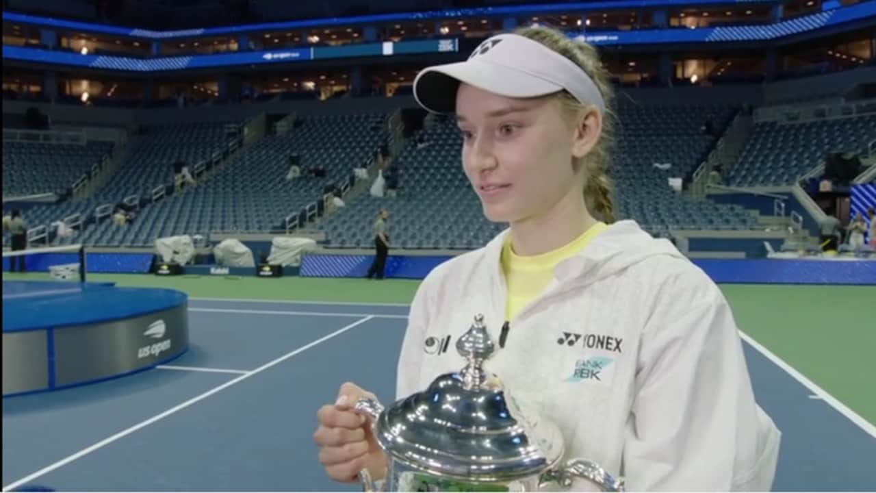 "Lifting This US Open Trophy Means A Lot To Me": Elena Rybakina