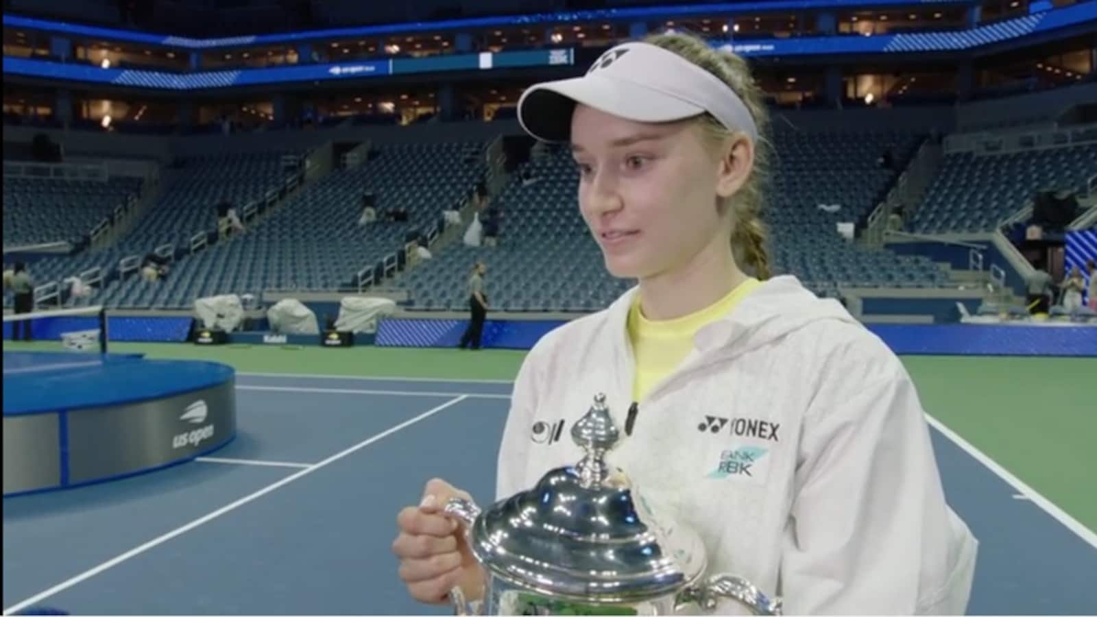 "Lifting This US Open Trophy Means A Lot To Me": Elena Rybakina