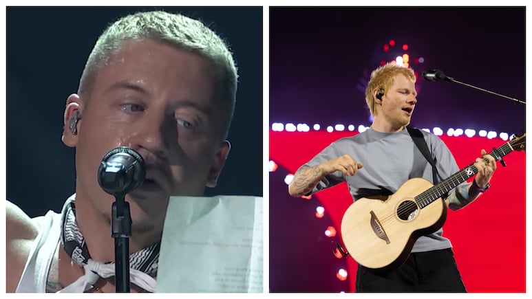 Ed Sheeran Faces Backlash For Dropping Macklemore From Tour Over 'Free Palestine' Remarks