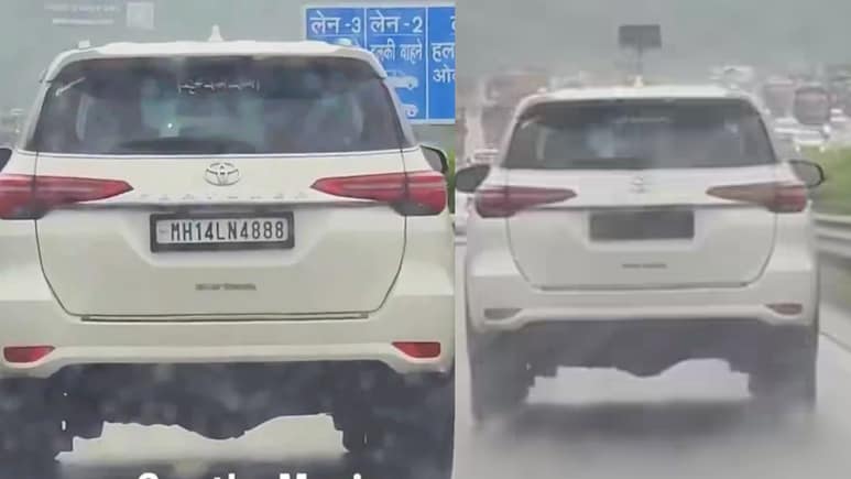 Caught On Camera: Toyota Fortuner With Flipper Plates Fined By Authorities