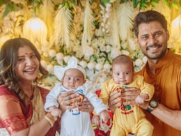 Sambhavna Seth, Avinash Dwivedi Reveal Faces And Names Of Twins On Ganesh Chaturthi