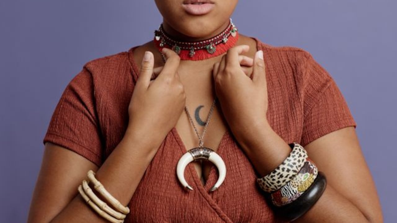 Match the necklace length to your neckline Match the necklace length to your neckline