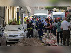 2 Injured, Tourists Among 6 Missing As Building Falls After Blast In Greece