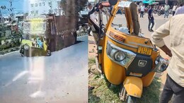तेलंगाना में करिश्मा.. ट्रक-ऑटो में भीषण टक्कर.. सड़क से उठकर चल पड़ा शख्स!