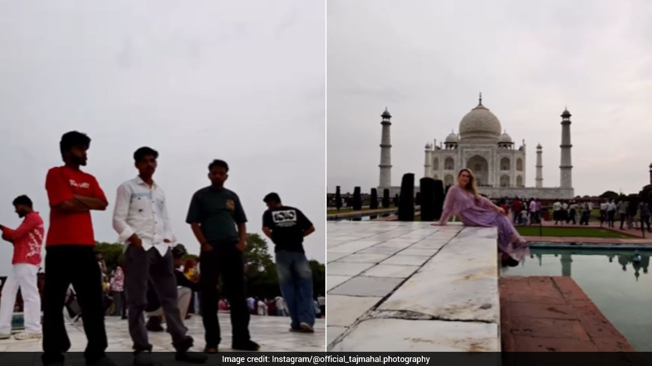 'Won't She Feel Uncomfortable?': Photographer Calls Out Men Staring At Foreigner At Taj Mahal