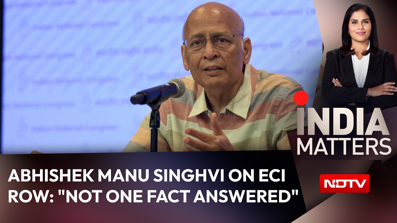 Abhishek Manu Singhvi On ECI Row: "Not A Single Fact Has Been Answered"