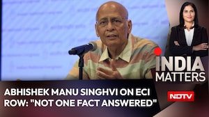 Abhishek Manu Singhvi On ECI Row: "Not A Single Fact Has Been Answered"