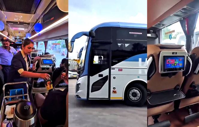 Kerala government bus with Wi‑Fi, TV, pantry and toilet goes viral