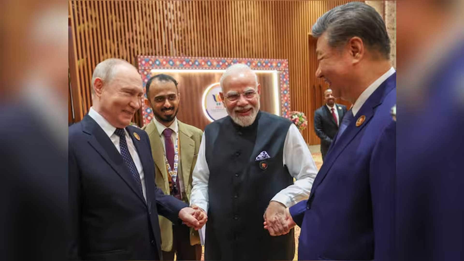 PM Modi Shares Photo With Xi Jinping, Vladimir Putin At BRICS Summit In Delhi