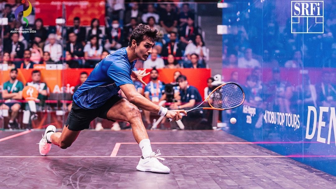 India men’s squash team advances to semifinals after beating Kuwait at Asian Games 2026