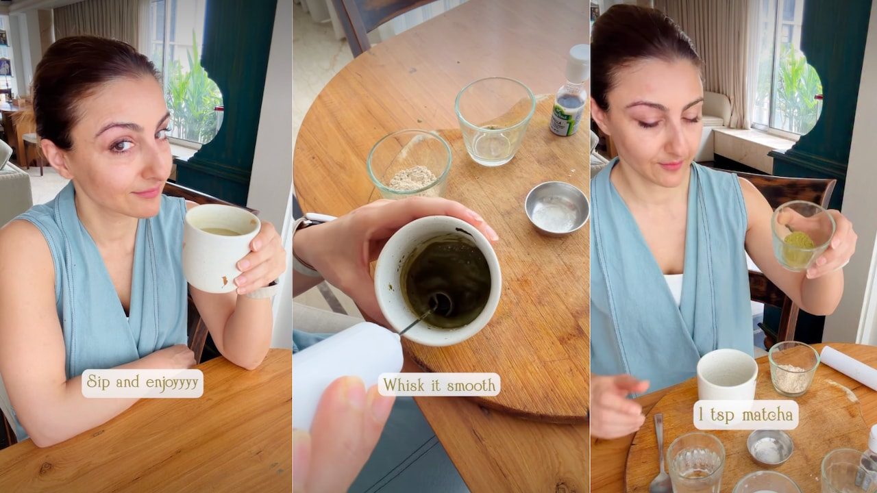 'Matcha-do About Nothing,' Soha Ali Khan Whips Up A Protein Rich Drink