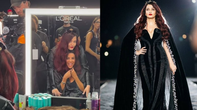 Watch: Eva Longoria Checks Out How Aishwarya Rai's Red Hair Would Look On Her