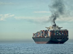 Cargo Ship Left Burning In Hormuz After Projectile Strike; Two Casualties Reported
