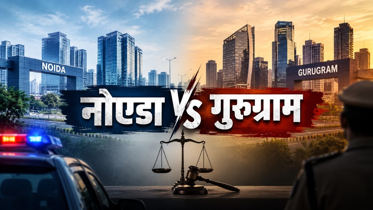 गुरुग्राम का जारी संग्राम, कानून व्यवस्था में नोएडा ने कैसे किया बेहतर काम