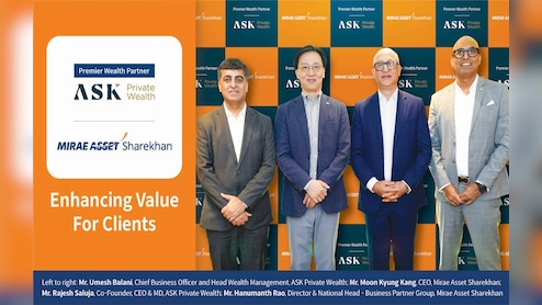 Mirae Asset Sharekhan Onboards ASK Private Wealth As An Authorised Business Partner Under Its Newly Launched Premier Wealth Partner Category