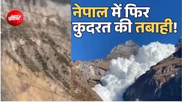 नेपाल में कुदरत की तबाही का पार्ट- 2, पूरी पहाड़ी ढहने से 'बर्फीली बाढ़' तक के 5 डरावने VIDEO