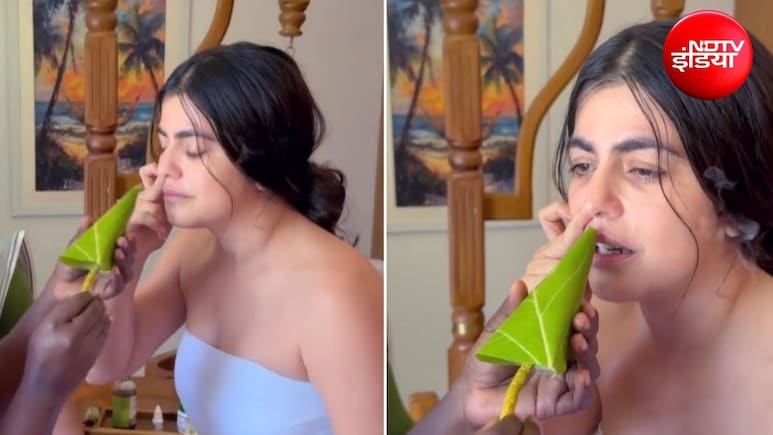 तंबाकू नहीं, औषधीय जड़ी-बूटियों का धुआं! क्या है Ayurvedic Smoking? Shenaz Treasury ने किया ट्राई
