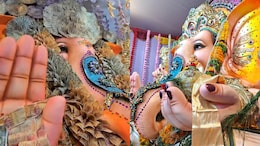 2 Ganesh Idols Decked Up In Rs 2.9 Crore In Cash In Telangana