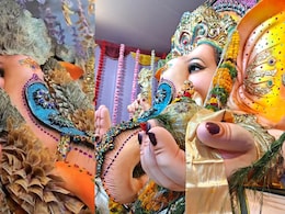 2 Ganesh Idols Decked Up In Rs 2.9 Crore In Cash In Telangana