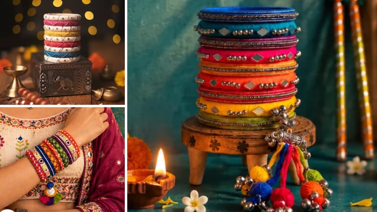 चूड़ियों का बदला ट्रेंड... कांच नहीं अब धागों वाली बैंगल्स पर फिदा हैं महिलाएं, देखें खूबसूरत डिजाइन