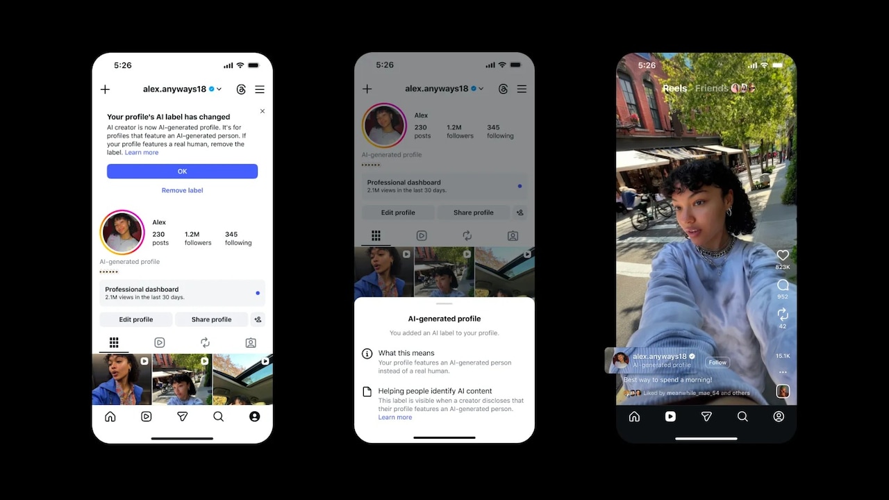 Instagram Clamps Down On AI Accounts Impersonating Humans, Limits Reach Of Unlabeled Accounts