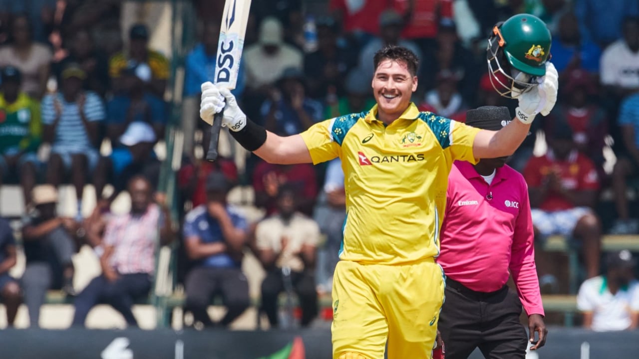 Matt Renshaws Maiden Century Sets Up Australia Win In 1st ODI Against Zimbabwe