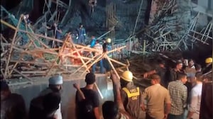 Several Feared Trapped As Crane Collapses At Construction Site In Gandhinagar