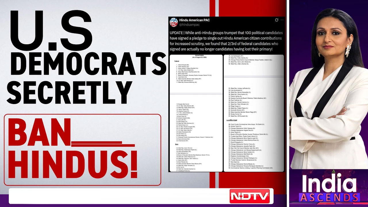 US Democrats Blacklist Hindu Donors, Pak Defence Supplies Disrupted | India's BRICS Moment
