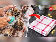 किचन के मैले काले हुए कपड़े को कैसे साफ करें? 3 हैक्स से मिटाए जिद्दी काले दाग